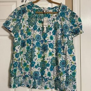 Fashion Bug, bohemian peasant top 2X